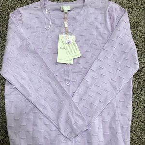 Paramour Lilac Button up Cardigan Sweater
